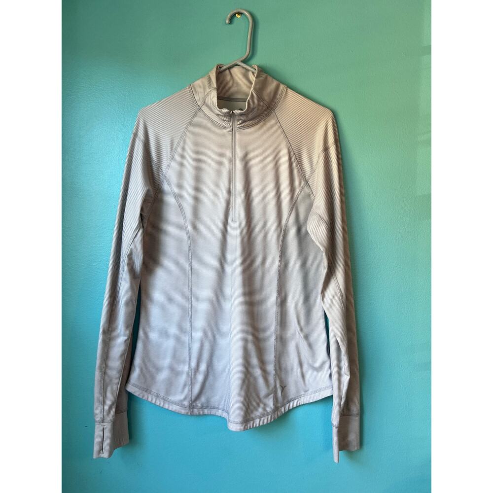 Active by Old Navy Size Large Womens Semi-Fitted Stretch active zip pullover